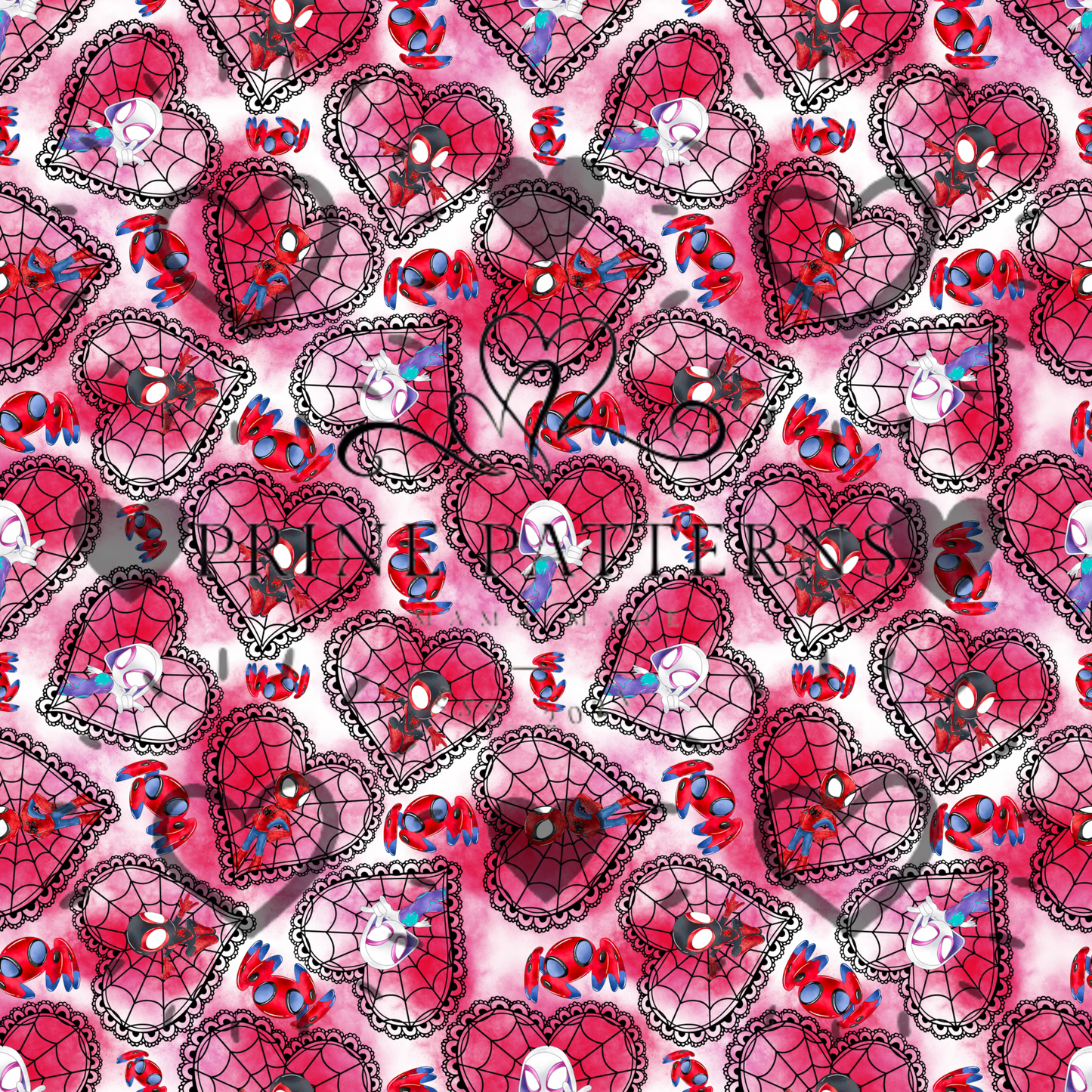 Spider Valentine hearts