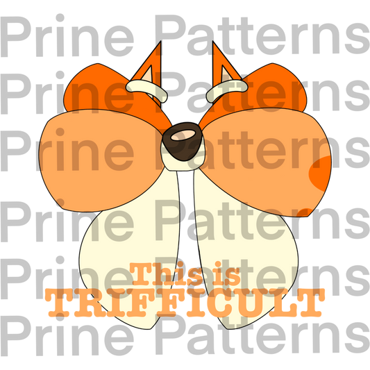 Orange Heeler Bow Transparent PNG