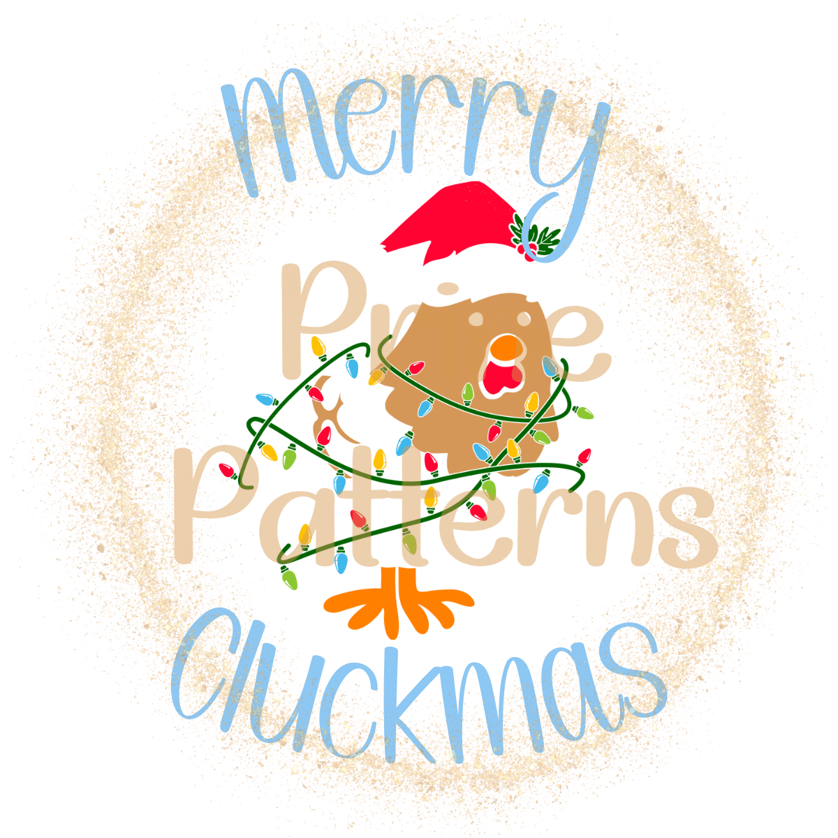 Merry Cluckmas TRANSPARENT PNG