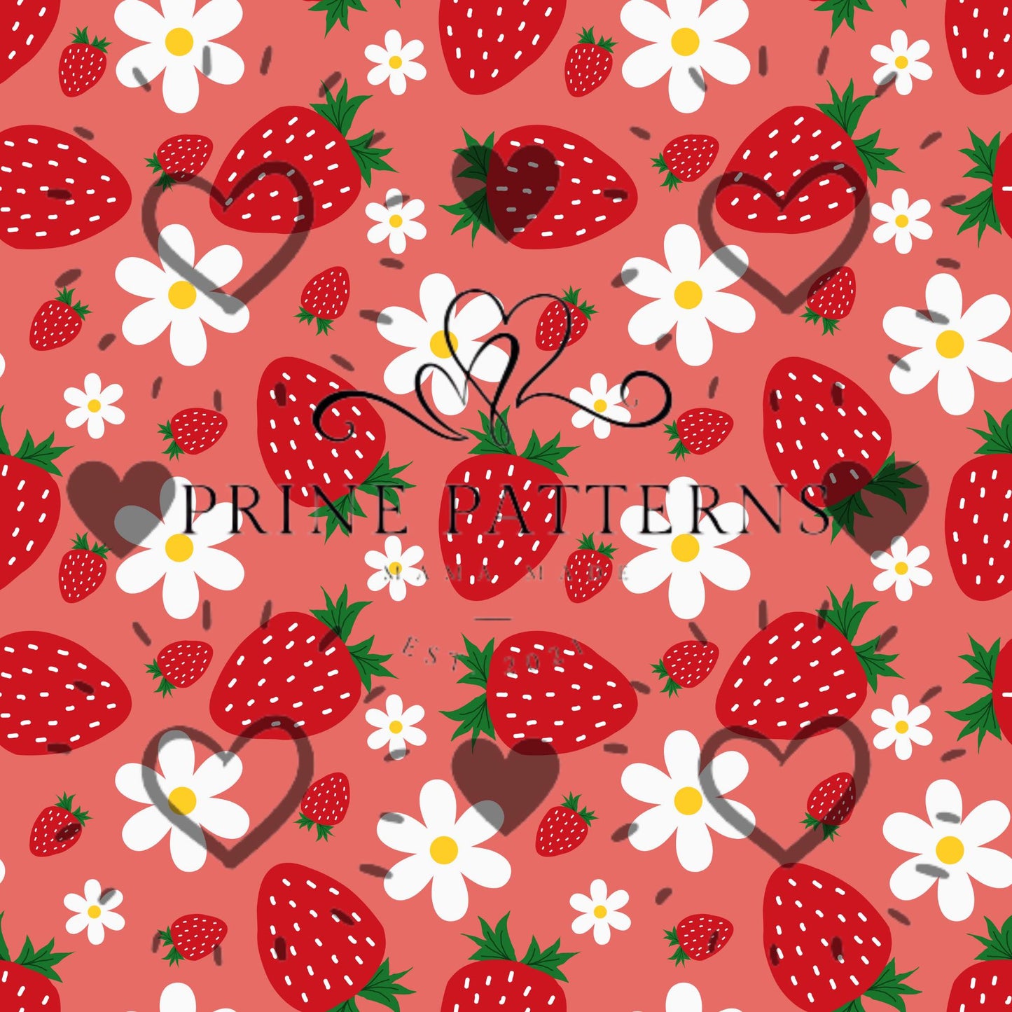 Floral Strawberries