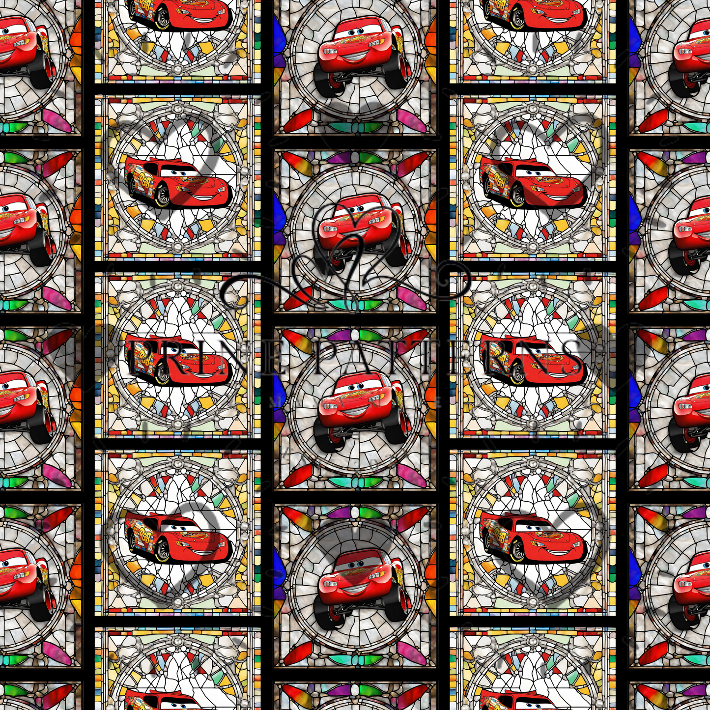 Stained Glass Car