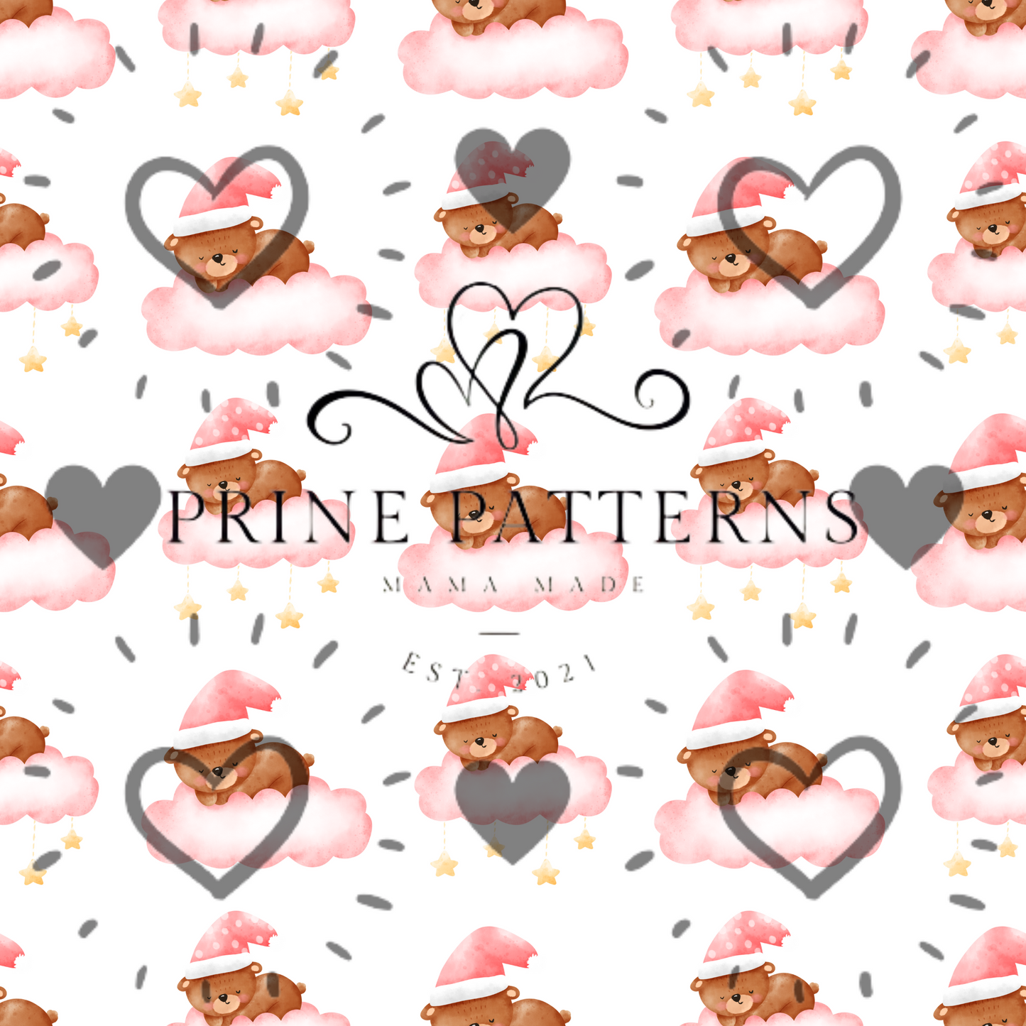 Bedtime pink bears