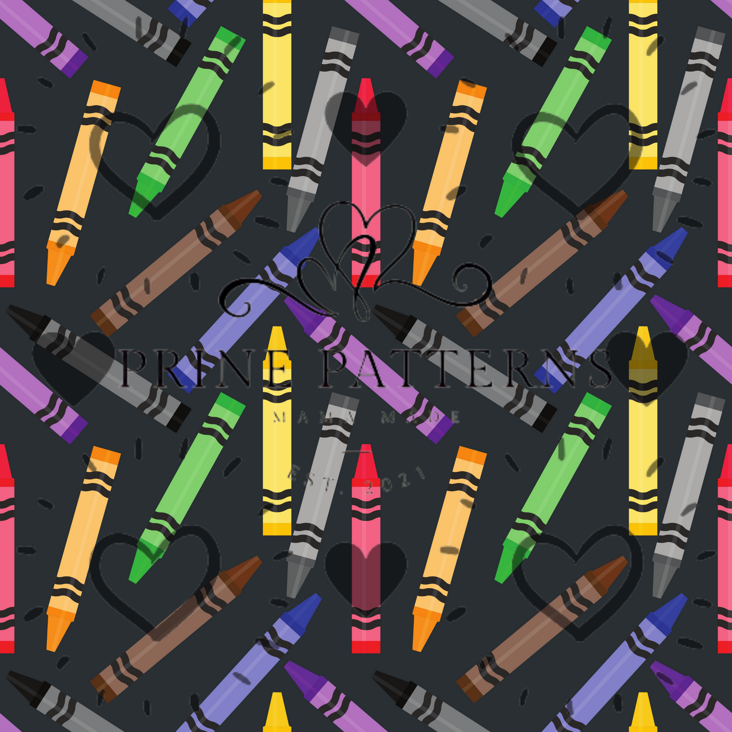 Crayons Black