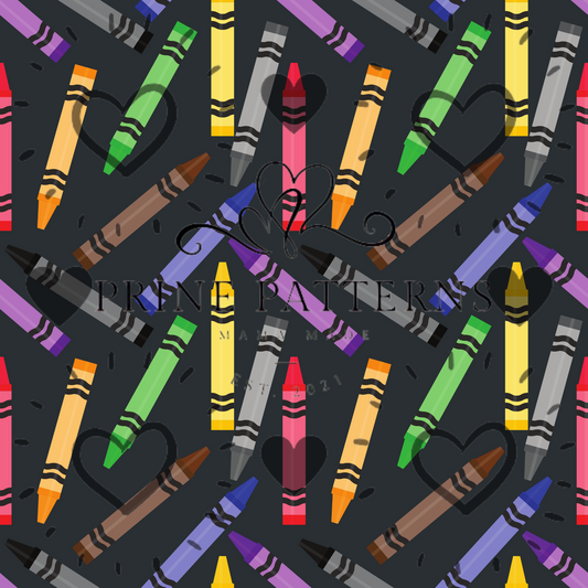 Crayons Black