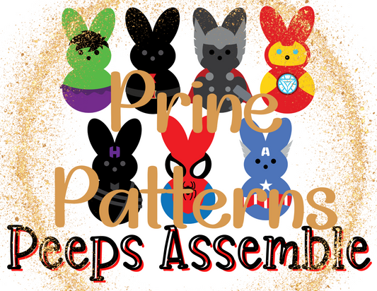 A Team Bunny Treats Assemble Transparent PNG