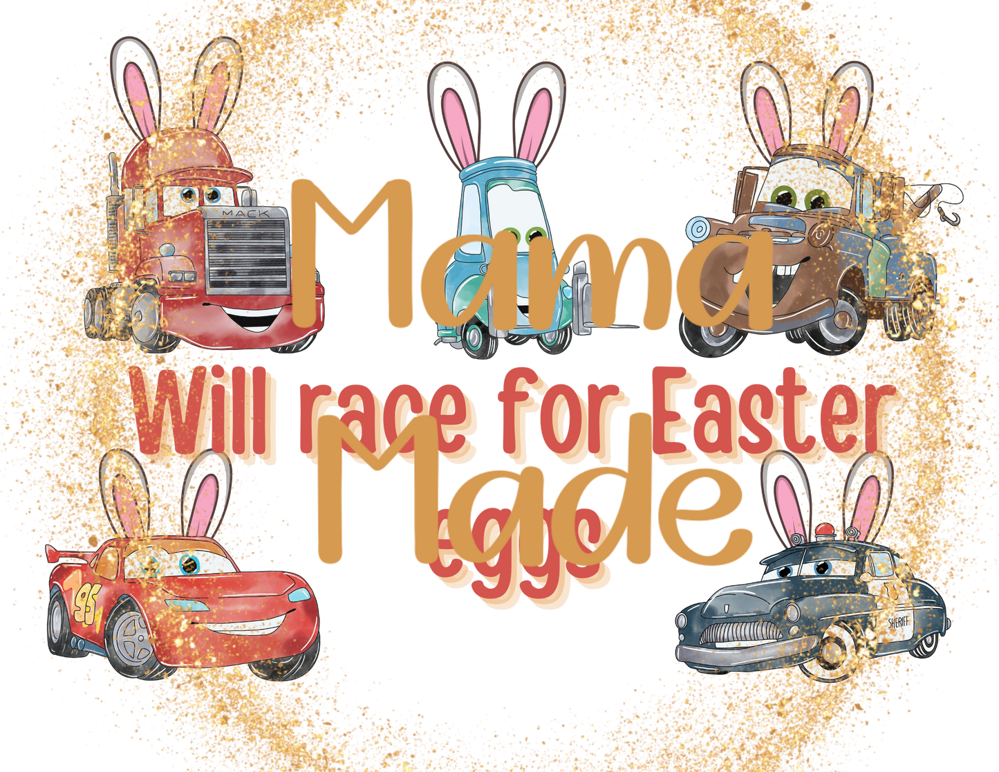 Bunny Cars Transparent PNG