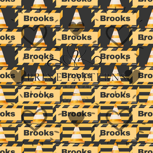 Construction Custom Name Brooks