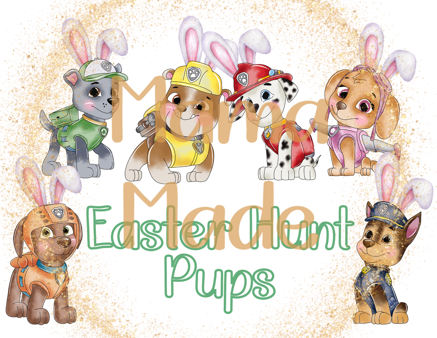 Easter Hunt Patrol Pups Transparent PNG