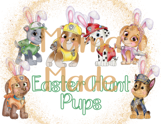 Easter Hunt Patrol Pups Transparent PNG