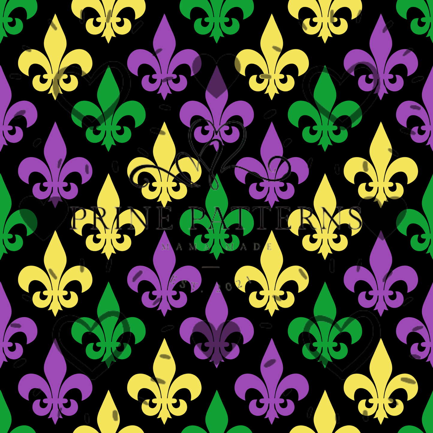 Mardi Gras Fleur