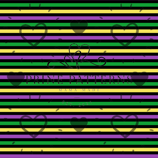 Mardi Gras Stripes Match