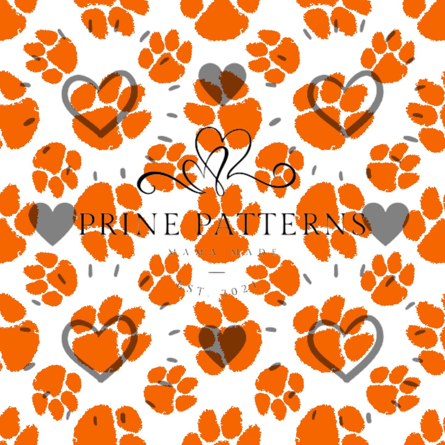 Paw Print Collage