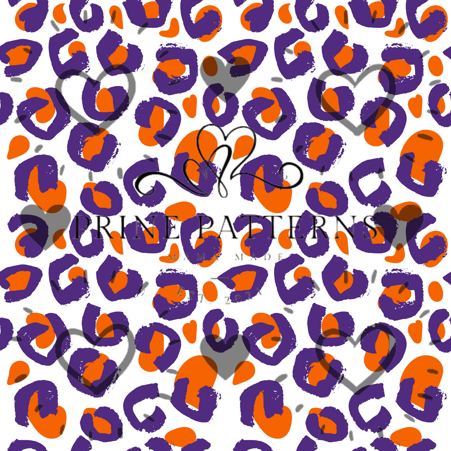 Orange and Purple Cheetah