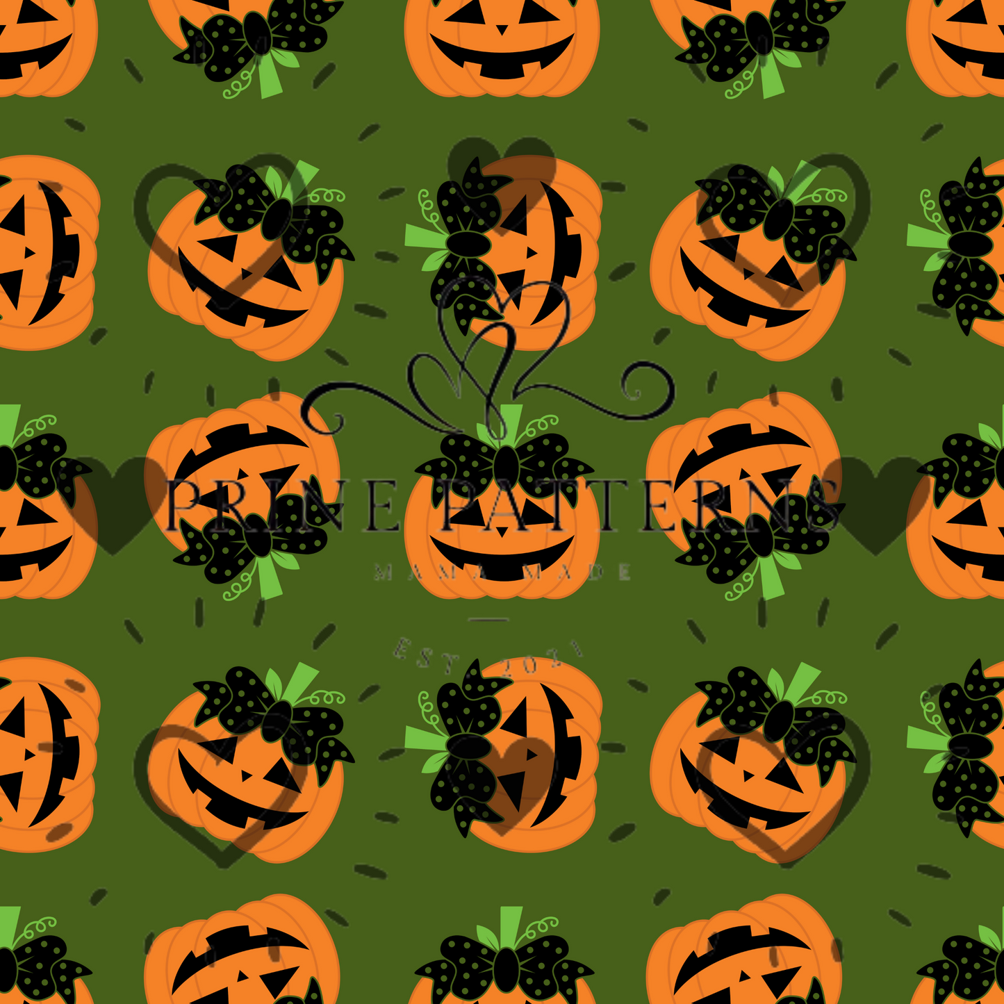 Smile Bow Pumpkins