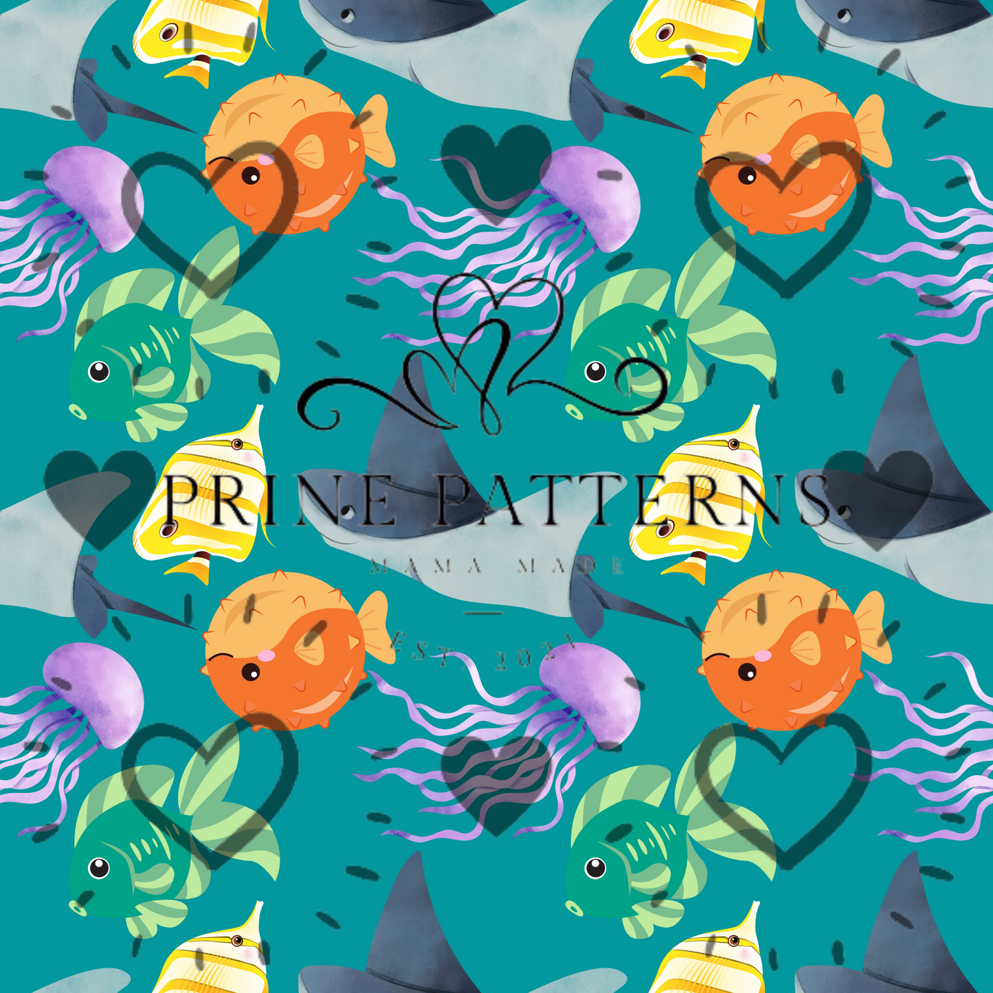 Fish under the sea