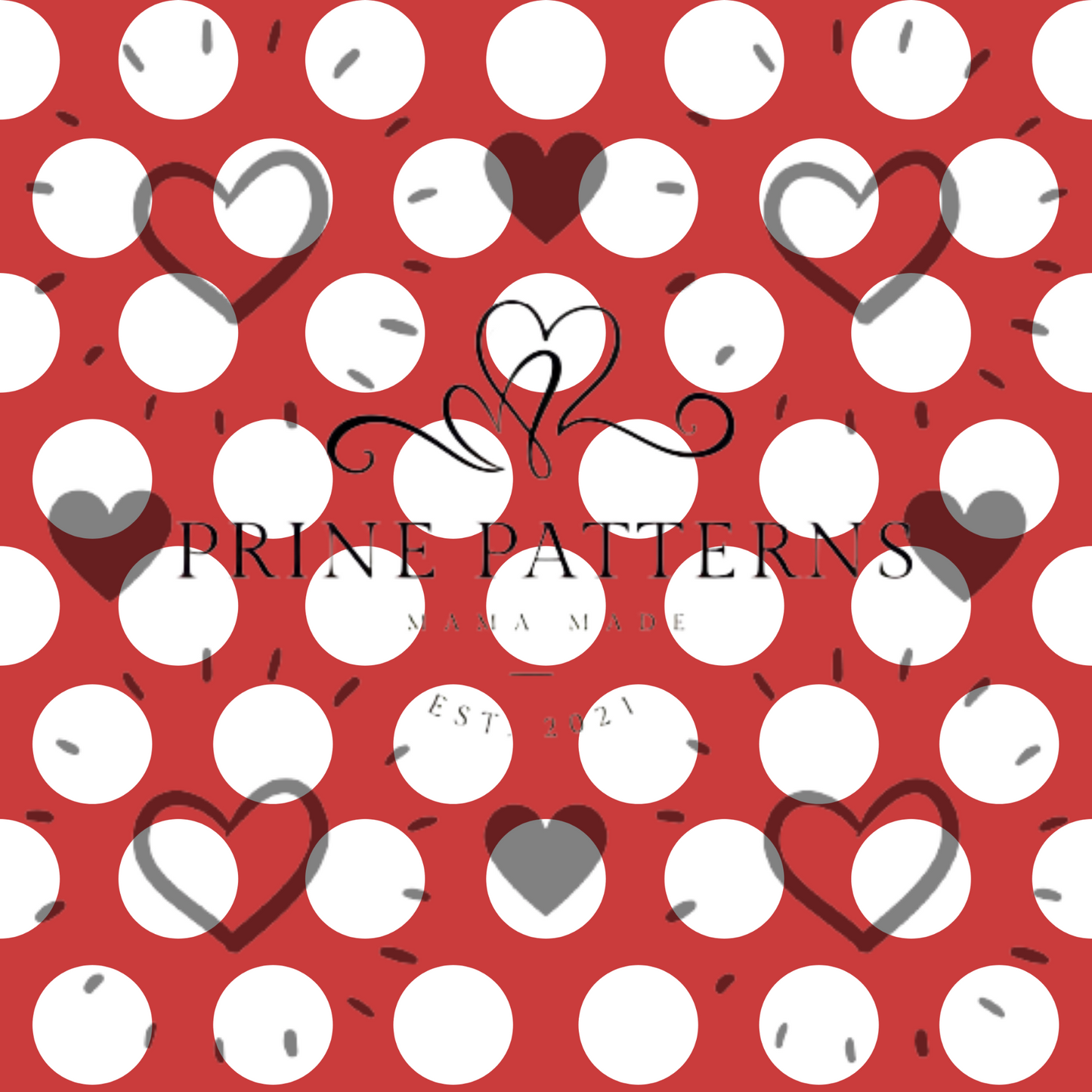 Red & White Polka Dots